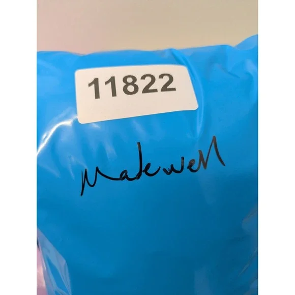 Madewell Maxi Dress Women's 6 Pink Polka Dot Ruffle Faux Wrap Lined V-Neck Zip - Picture 11 of 11